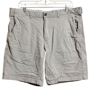 George Men's Flat Front Shorts - Light Gray